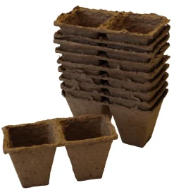 Weibulls Torvpotter firkantet 6 cm - 20 stk. | Forspiring