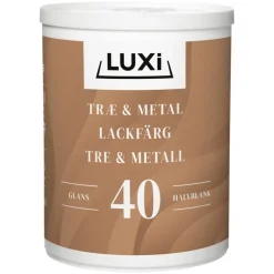 Luxi Tre- & metallmaling vannbasert 0,75 liter - | Tre- Og Metallmaling