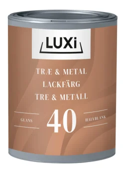Luxi Tre- & metall 40 motehvit 0,75 liter - | Tre- Og Metallmaling