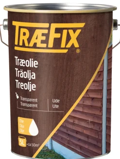 Træfix Treolje transparent 5 liter - | Treolje