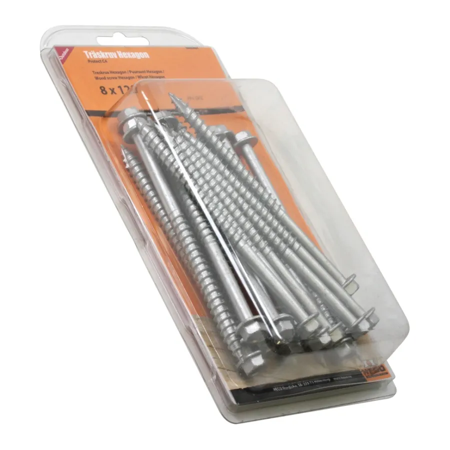 Heco Treskrue Protect 4 8 x 120 mm - 20 stk. | Skruer