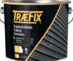 Træfix dekkbeis oljebasert grønn umbra 2,5 liter | Trebeskyttelse