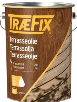 Træfix terrasseolje klar 5 liter | Treolje