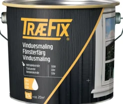 Træfix vindusmaling renhvit 2,5 liter | Vindusmaling