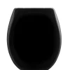 REN Universal toalettsete med soft close - svart | Toalettseter