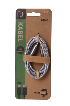 PhoneFood USB-C til USB-C kabel - 1 meter | Lyd & Tilbehør Til Mobiltelefoner|Kabler & Adaptere
