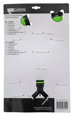 Garden Vanningssett 9 deler - ® | Koblinger & Sprøytepistoler