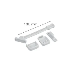Home it Vindusholder 130 mm hvit | Dør- & Vindusbeslag