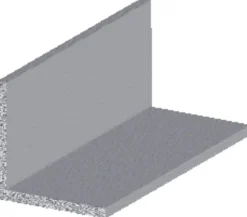Vinkellist aluminium - 25 x 25 mm x 1 meter | Profillister