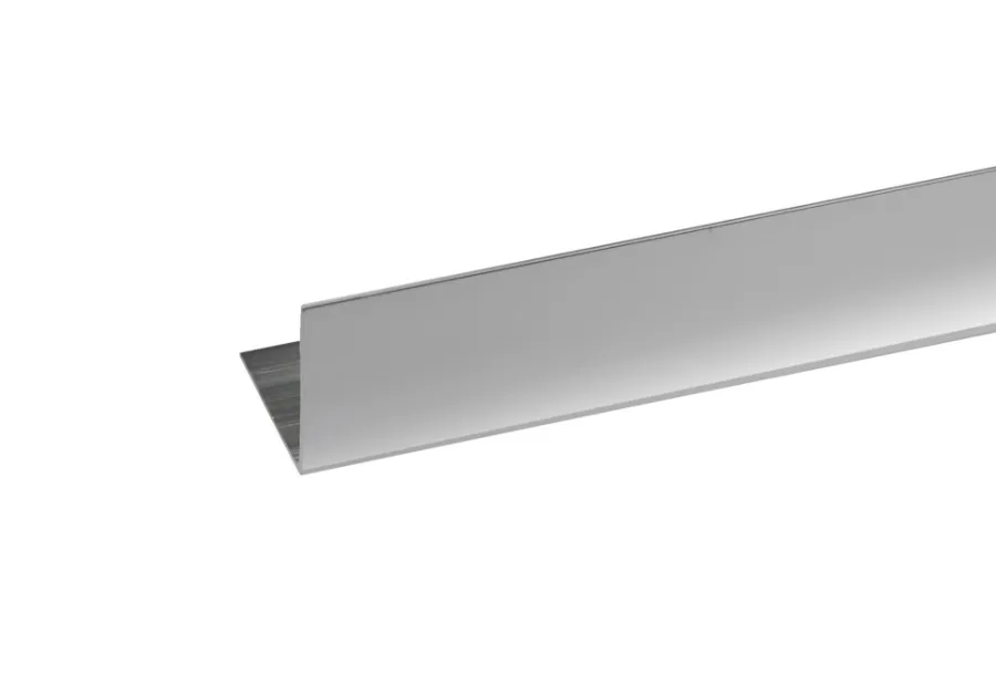 Vinkellist sølv - 15 x 15 mm x 1 meter | Profillister