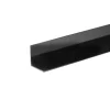 Vinkellist svart pvc - 25 x 25 mm x 2 m | Profillister