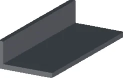 Vinkellist svart pvc - 30 x 20 mm x 2 meter | Profillister