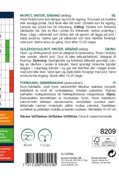 Weibulls Vintergulrot, såbånd "Flakker" | Frø
