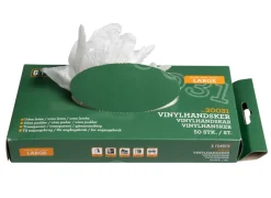 G. Funder Vinylhansker str. L (50 stk) | Rengjøringsartikler