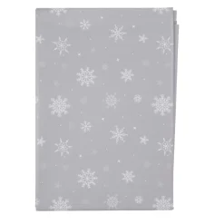 Stemning Voksduk med snøfnugg 140 x 320 cm | Boliginnredning
