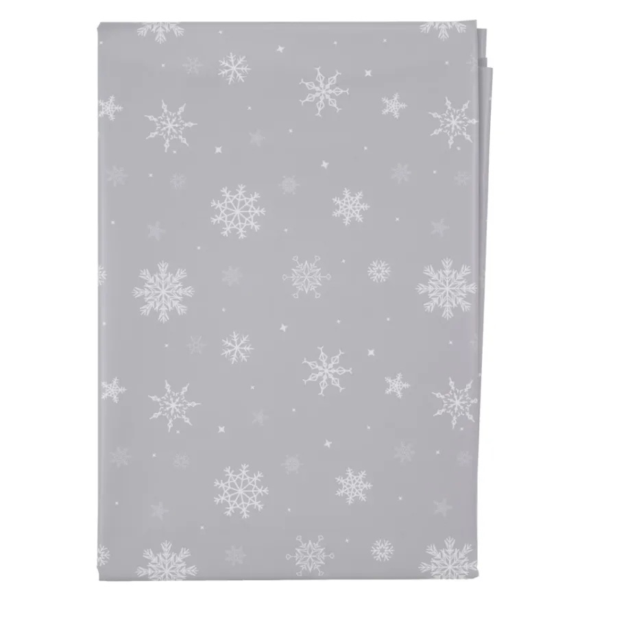 Stemning Voksduk med snøfnugg 140 x 320 cm | Boliginnredning