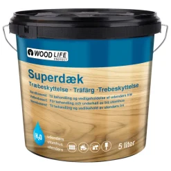 Woodlife Superdekk trebeskyttelse 5 liter | Trebeskyttelse